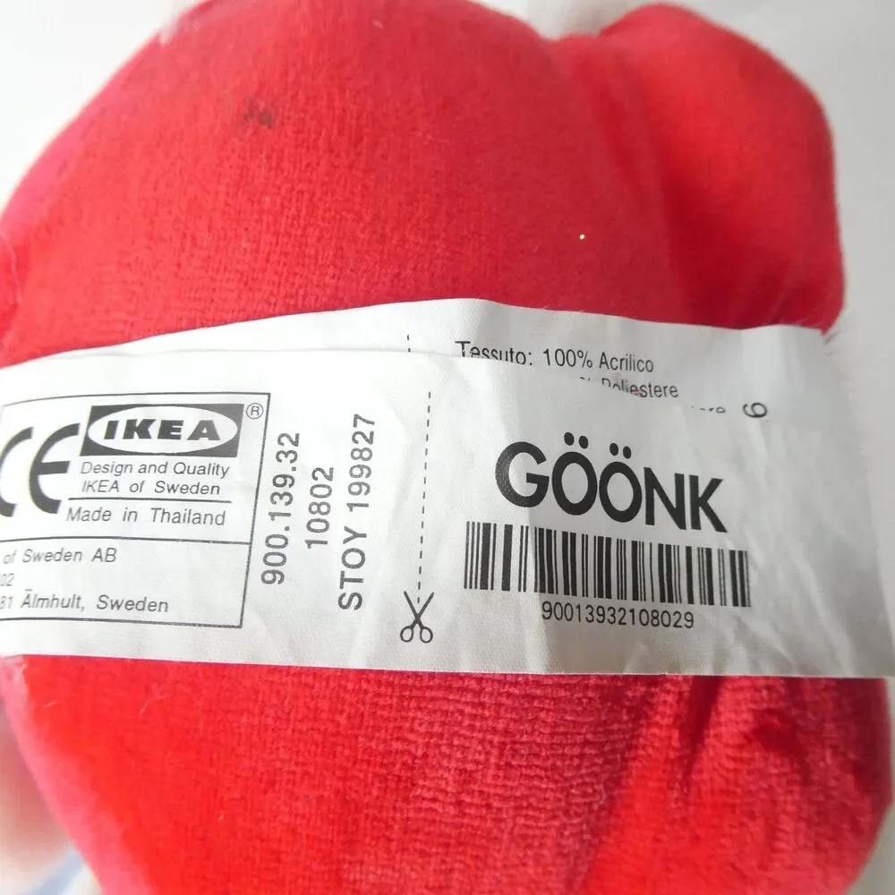 Ikea Goonk Plush Santa Claus w/Glasses Christmas Stuffed Toy 8